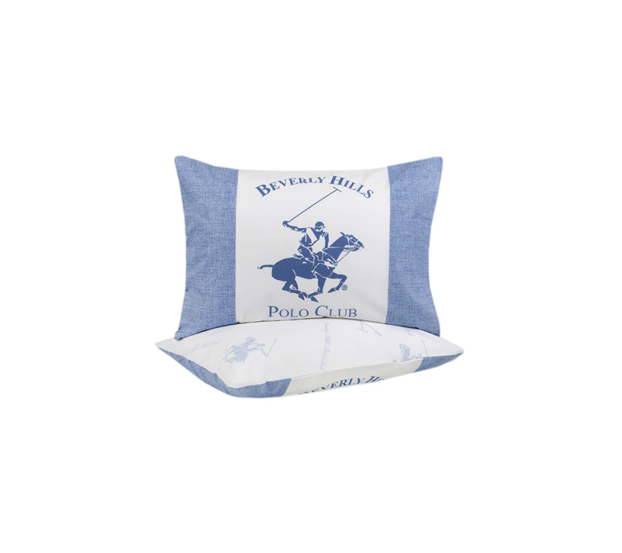Наволочки Beverly Hills Polo Club - BHPC 030 Blue 50*70 (2 од)