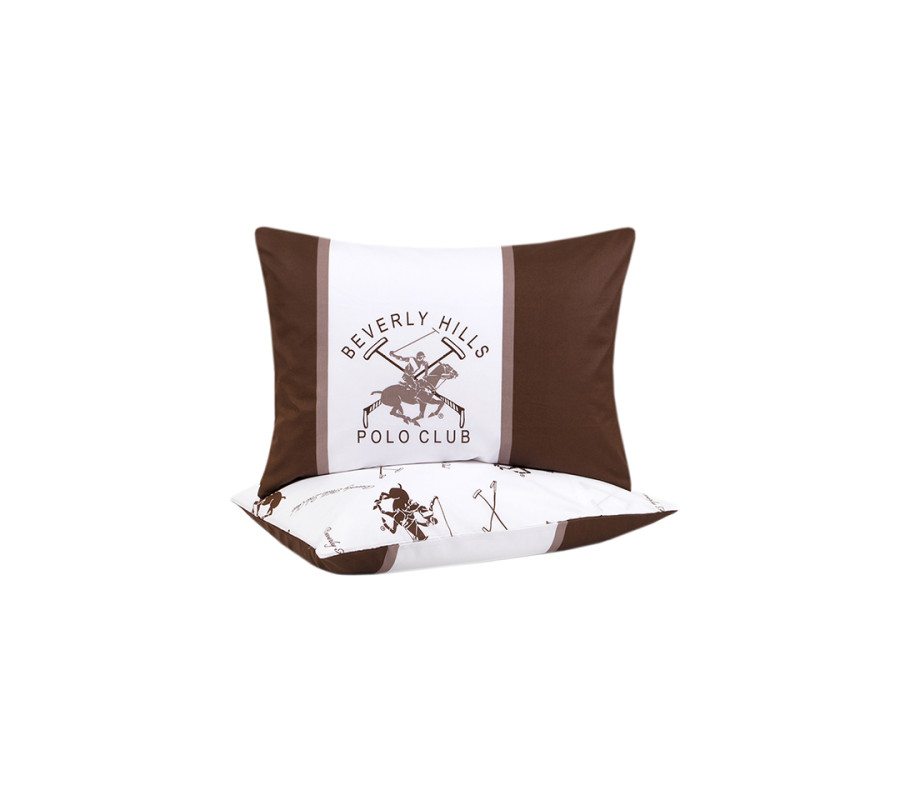 Наволочки Beverly Hills Polo Club - BHPC 029 Brown 50*70 (2 од)