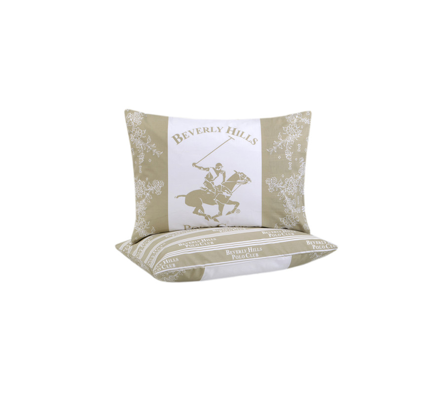 Наволочки Beverly Hills Polo Club - BHPC 013 Cream 50*70 (2 од)