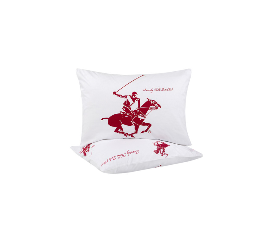 Наволочки Beverly Hills Polo Club - BHPC 004 Red 50*70 (2 од)