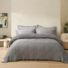 Покривало Lotus Home - Larna muslin anthracite 160*200