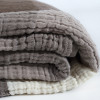 Покривало Lotus Home - Lucca muslin коричневий 240*260