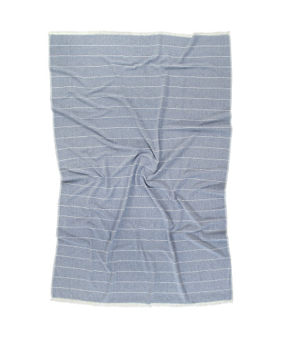 Плед-накидка Barine - Gleam denim синій 120*165