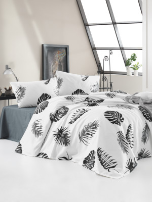 Покривало піке Lotus Home Perfect - Camilla білий 160*235