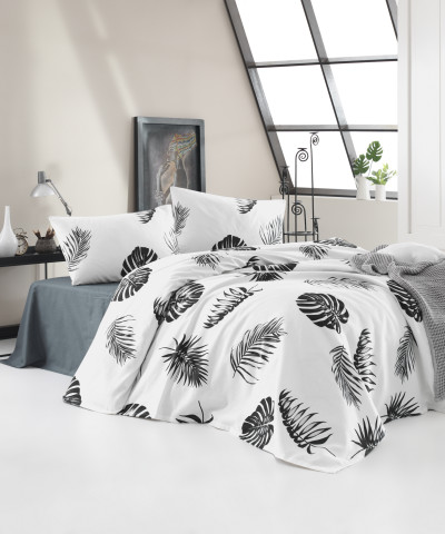 Покривало піке Lotus Home Perfect - Camilla білий 160*235