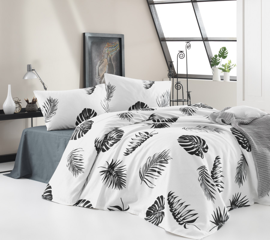 Покривало піке Lotus Home Perfect - Camilla білий 160*235
