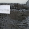 Рушник Lotus Home - Rius antrasit антрацит 50*100