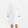 Халат-кімоно unisex Lotus Home - Bold Microcotton white махровий M