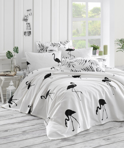 Покривало піке Lotus Home Perfect - Hope білий 160*235