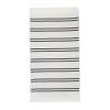 Килим Lotus Home - Infinity Stripe антрацит двосторонній 80*150