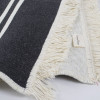 Килим Lotus Home - Infinity Stripe антрацит двосторонній 80*150