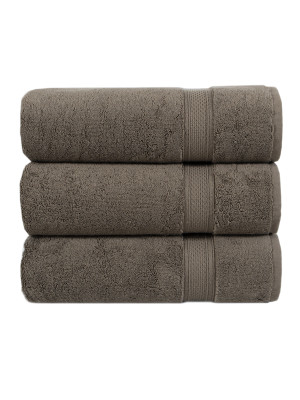 Рушник махровий Lotus Home - Grand soft twist brown коричневий 90*150