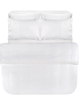 Постільна білизна Penelope - Alba white білий king size