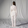 Домашній одяг Penelope - Serli uzun kollu kimono beyaz білий S-M