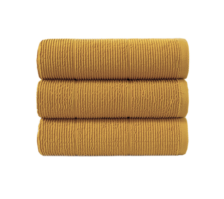 Рушник Lotus Home - Sophie mustard гірчичний 50*90