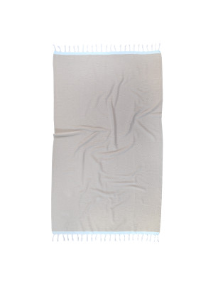 Рушник Barine Pestemal - Basak 95*165 Beige-Mint бежевий-ментоловий