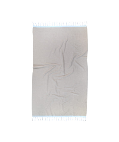 Рушник Barine Pestemal - Basak 95*165 Beige-Mint бежевий-ментоловий