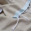 Рушник Barine Pestemal - Basak 95*165 Beige-Mint бежевий-ментоловий