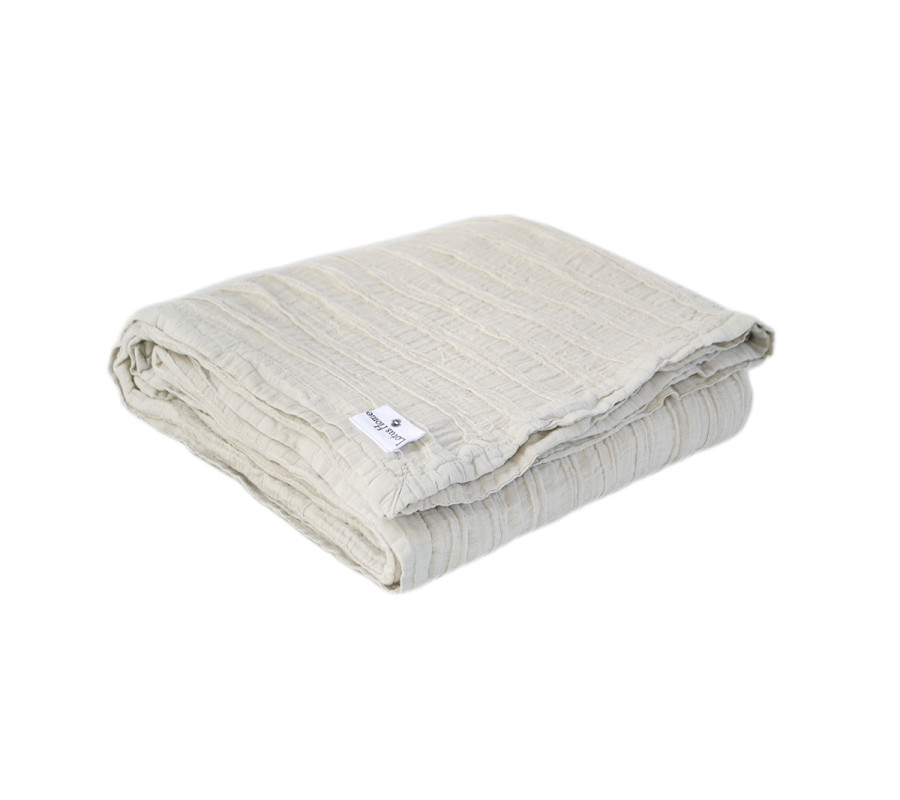 Покривало-pike Lotus Home - Cardiff linen сірий 180*240