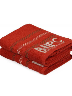 Набір рушників Beverly Hills Polo Club - 355BHP1604 Botanik Brick Red 50*90+70*140