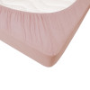 Простирадло трикотажне на резинці Iris Home - Пудровий 160*200+25