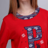 Домашній одяг US Polo Assn - Піжама жіноча (довг.рукав) 15521 червона, L