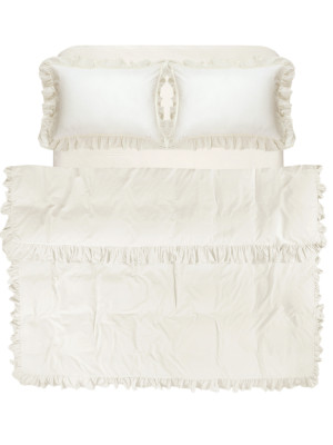 Постільна білизна Lotus Home Washed cotton - Kansas fly масляний євро