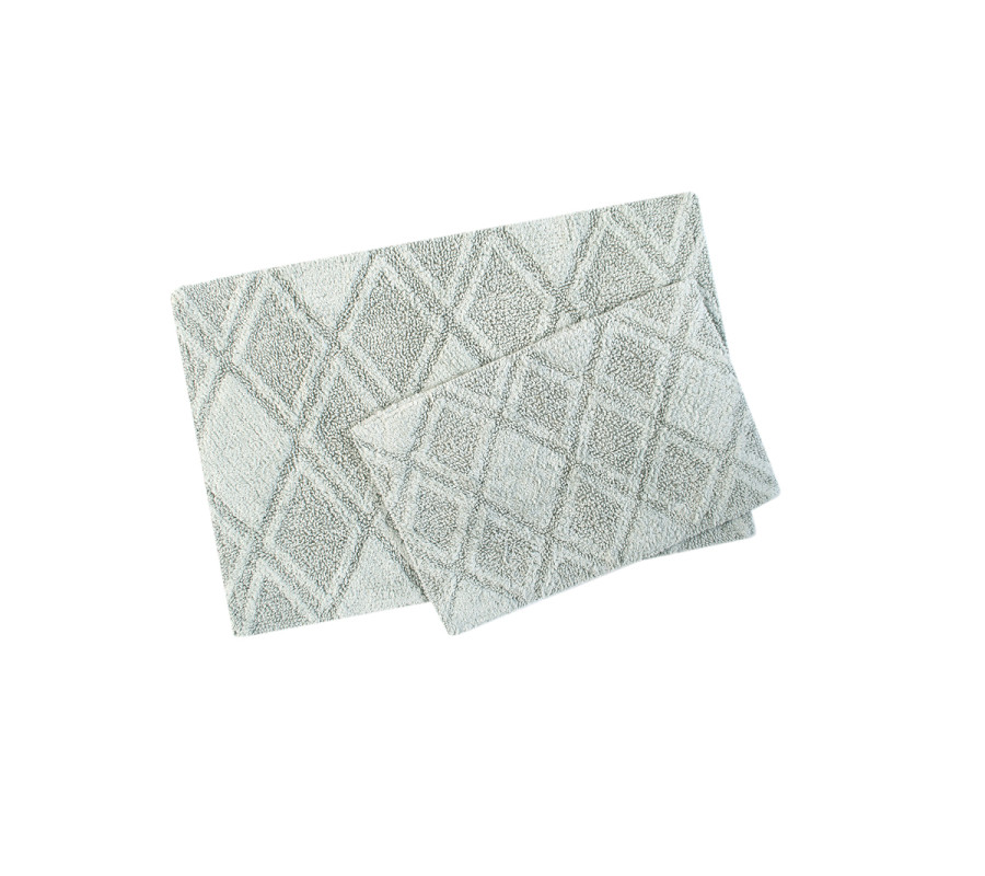 Набір килимків Irya - Maxi mint сіро-ментоловий 60*90+40*60