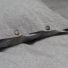 Постільна білизна Lotus Home Washed cotton - Solid antracite сімейний