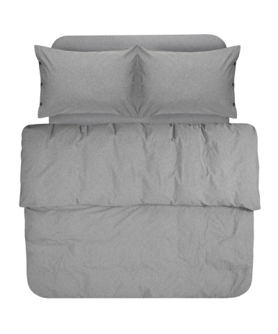 Постільна білизна Lotus Home Washed cotton - Solid antracite сімейний