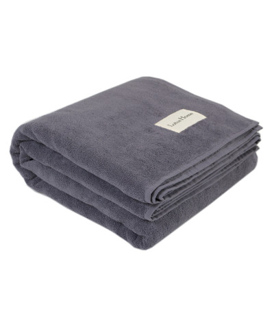 Покривало (простирадло) Lotus Home - Premium Microcotton Antrasit 200*210