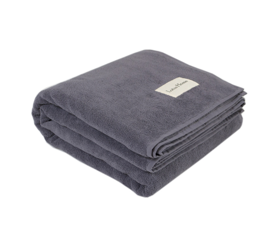Покривало (простирадло) Lotus Home - Premium Microcotton Antrasit 200*210