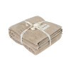Покривало (простирадло) Lotus Home - Premium Microcotton Kahve 160*210