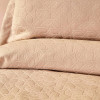 Покривало з наволочками Karaca Home - Back To Basic pudra 250*240 євро