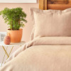 Покривало з наволочками Karaca Home - Back To Basic pudra 250*240 євро