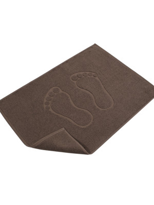 Рушник для ніг Lotus Home - Коричневий V2 (800 г/м²) 50*70