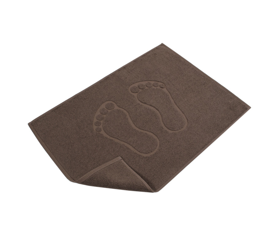 Рушник для ніг Lotus Home - Коричневий V2 (800 г/м²) 50*70