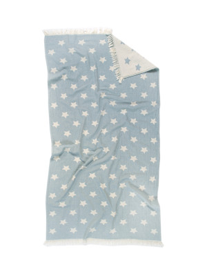 Рушник Lotus Home Pestemal - Star 90*160 teal блакитний