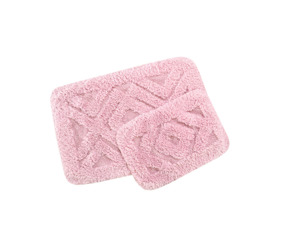 Набір килимків Irya - Barnes pink рожевий 60*90+40*60