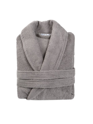 Халат махровий Lotus Home - Nella grey S/M