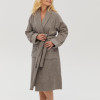 Халат махровий Lotus Home - Nella grey S/M