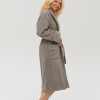 Халат махровий Lotus Home - Nella grey S/M