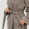 Халат махровий Lotus Home - Nella grey S/M