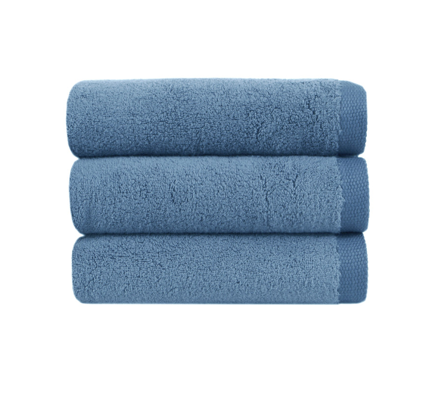 Рушник Lotus Home Готель Premium - Microcotton Solid Blue 50*90 550 г/м²