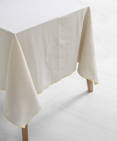 Скатертина Lotus Home - Toursa жовтий 150*220