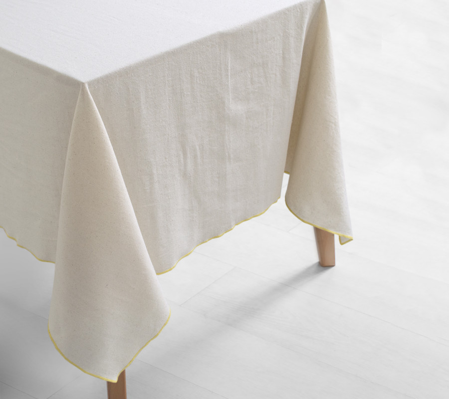 Скатертина Lotus Home - Toursa жовтий 150*220