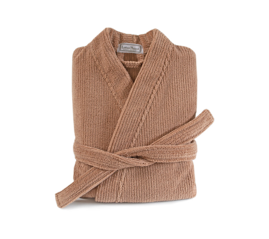 Халат-кімоно unisex Lotus Home - Bold Microcotton kiremit махровий M