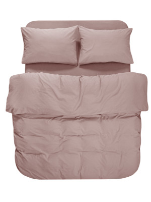 Постільна білизна Lotus Home Washed cotton - Kansas пудровий євро