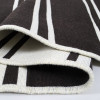 Килим Lotus Home - Infinity Stripe коричневий двосторонній 80*150