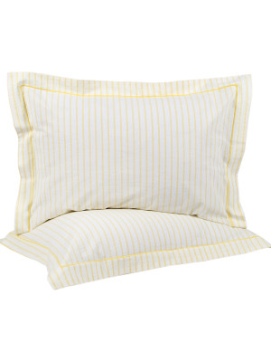 Наволочки Lotus Home - Timeless жовтий 50*70+5 (2 од)